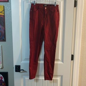 Wine colored Judy Blue Jeans